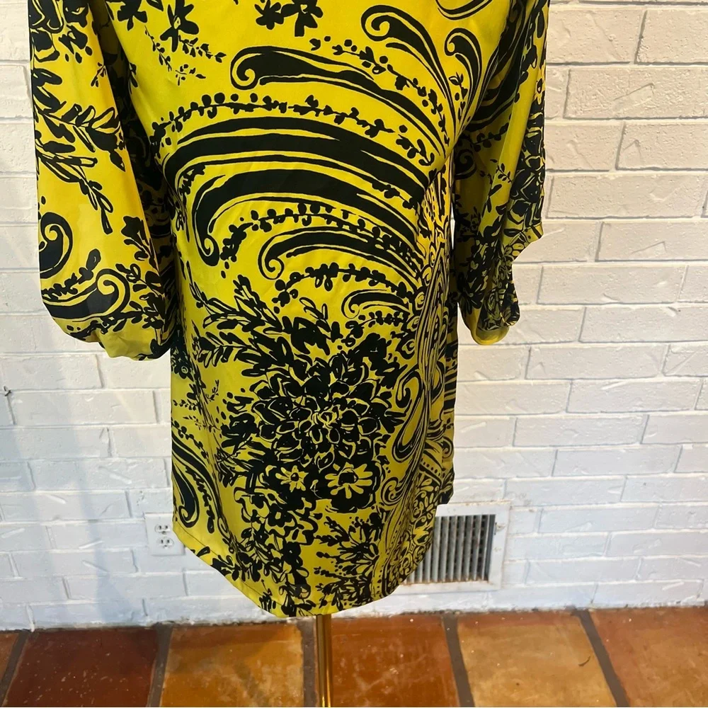 Uncle Frank Chartreuse Shift Dress Women’s S - Picture 10 of 14